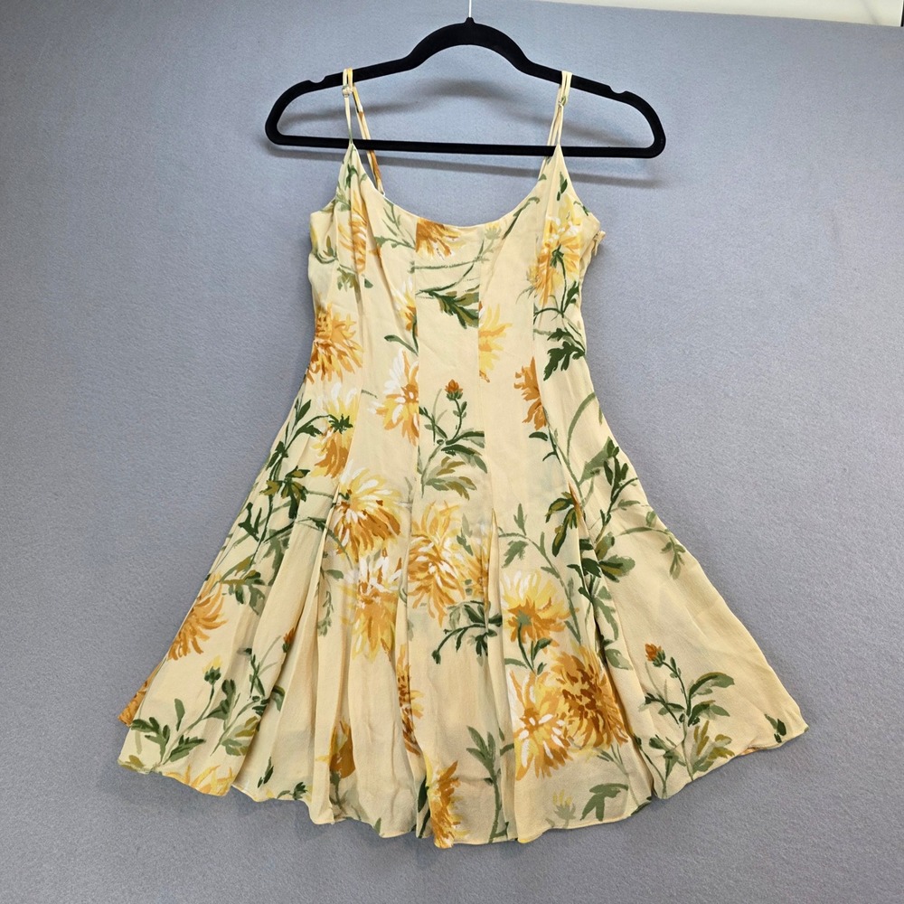 Reformation Annelise Mini Dress Floral Print Spaghetti Strap Sun Dress Size 6 - Picture 2 of 12